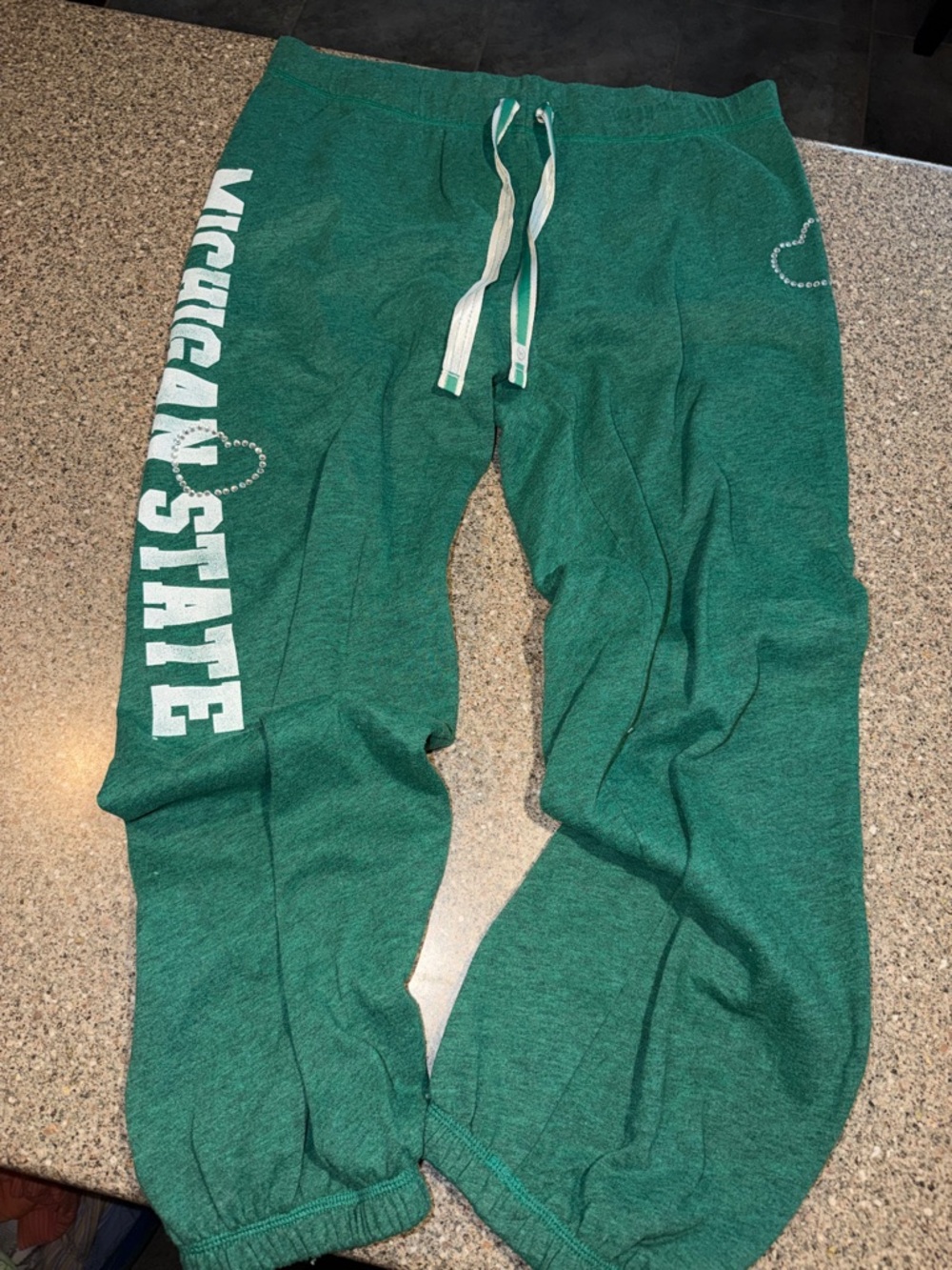 Y2k PINK Victoria's Secret Michigan State Joggers